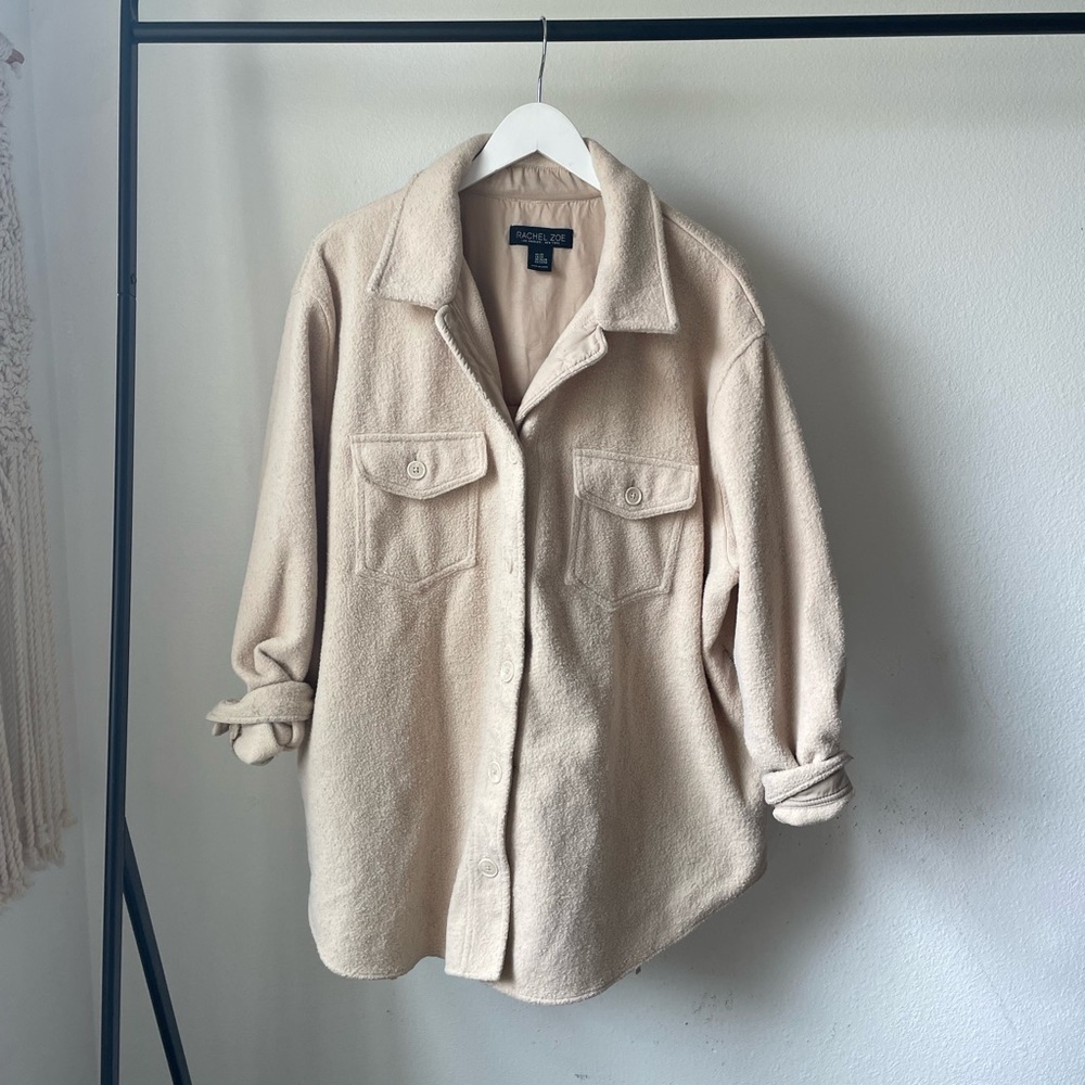Cream Oversized Jacket